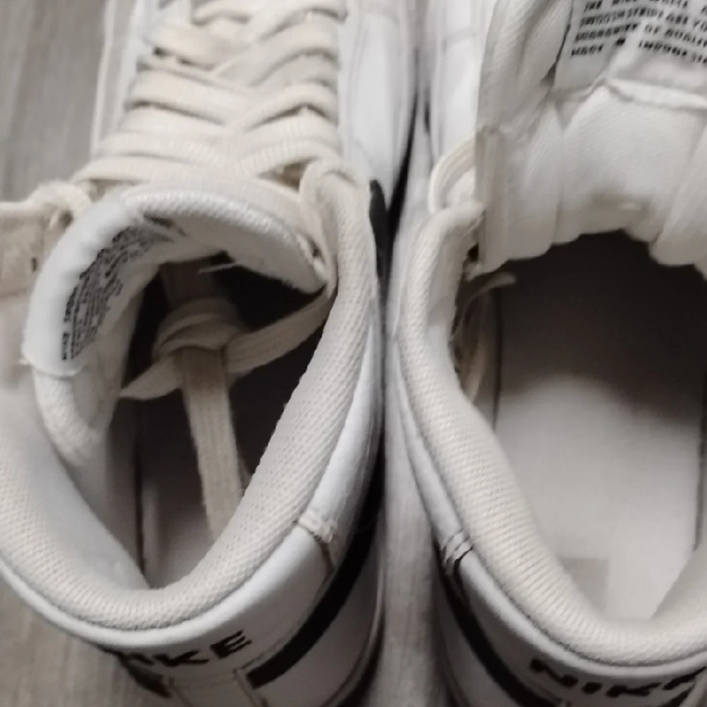 Nike Beige and White Athletic Shoes